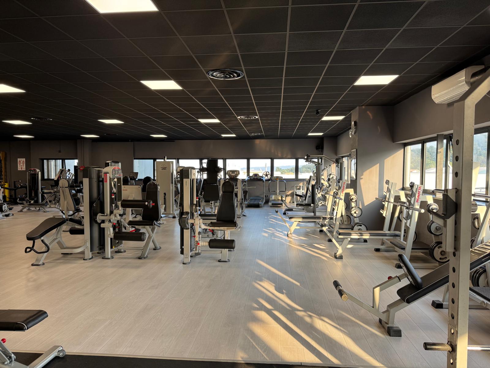 La sala pesi di Fisico Fitness Club a Pederobba